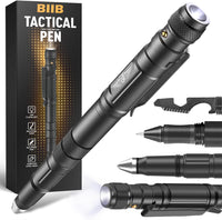 7 En 1 Boligrafo Multifuncion Con LED, Regalos Hombre Navidad Para Papá, Gadgets Tecnologicos, Camping Accesorios